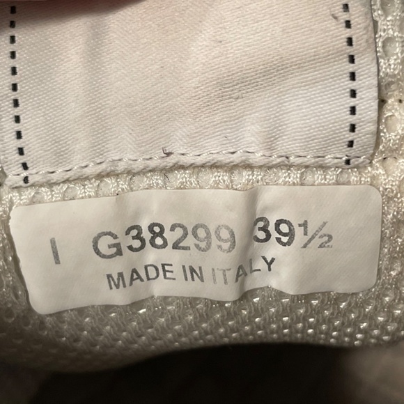 AUTHENTIC CHANEL,leather,suede calf skin,black/white,women trainer size 39.5 EU - Picture 6 of 13